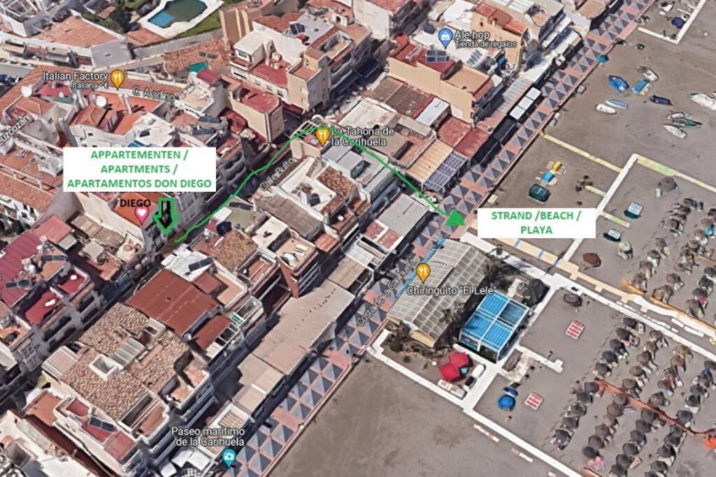 Precioso Estudio Junto Al Mar, Apartamentos Don Diego En La Carihuela Torremolinos Bagian luar foto